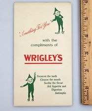Vintage 1920s Wrigley's Gum Premium Bookmark Giveaway Card Promo picture