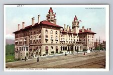 CO-Colorado Springs, Antlers Hotel, Advertising Antique Vintage Postcard picture