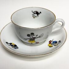Vintage 1930s Mickey Mouse Cup and  Saucer / Walter E. Disney - Bavaria picture