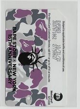 BAPE NYC MTA 15th ANNIVERSARY Metrocard Expired Collectible Item  picture