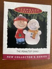 HALLMARK 1993 THE PEANUTS GANG CHARLIE BROWN ORNAMENT picture