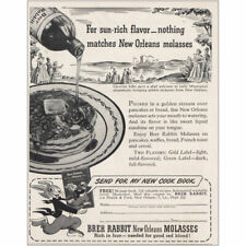 1948 Brer Rabbit Molasses: Nothing Matches New Orleans Vintage Print Ad picture