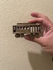 Vintage Brass San Francisco Cable Car Figurine  3.25