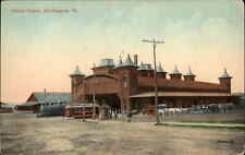 Burlington Vermont VT Train Station Depot c1910s Postcard picture