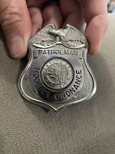 vintage obsolete police badge Patrolman Hoosier Ordnance Plant Indiana Ww2 picture