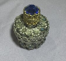 Miniture Vintage Gold Perfume Jewerly Bottle  picture