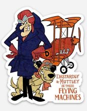 Muttley Dog Dastardly MAGNET - Flying Machine Cartoon Car vintage Nostalgia  picture