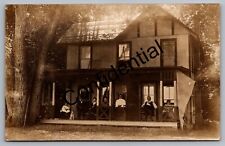 Real Photo Campers At Kinnebunk In Interlaken Covert NY New York RP RPPC H54 picture