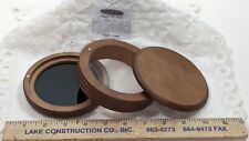 RYOT Pollen Collector 3 Pcs Sifter Round Walnut Wooden Stash Box Screen Magnetic picture