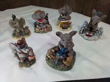 Elephant Figurines -Lot of 6 picture