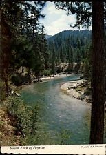 Garden Valley Idaho South Fork of Payette River postcard mailed 1977 picture