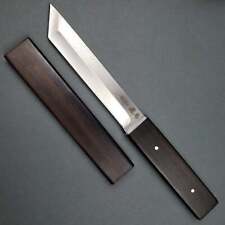 10.75 inch: Masterfully Crafted Full Tang Black Japanese Tanto Wavy Hamon Dagger picture