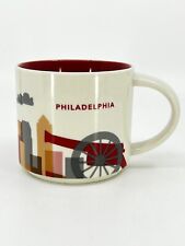 Starbucks You Are Here Collection PHILADELPHIA Coffee Mug 14 Oz 2015 Collectible picture
