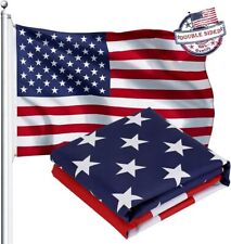 American US Flag 3x5 Feet Double Sides 3-Ply Heavy Duty, Fade & UV Protected picture