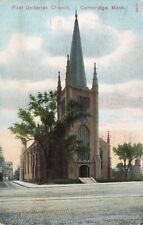 c1910 First Unitarian Church Cambridge MA P509 picture