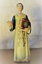 St. Stephen Statue 4 inch Resin Gift Box Holy Card Patron Deacons Stone Masons picture