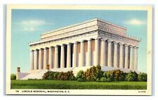 Postcard Lincoln Memorial, Washington DC linen unused L57 picture