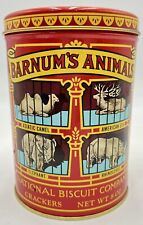 Vintage Barnum's Animal Crackers Circus 1979 Replica 1914 Design Cookie Tin  picture