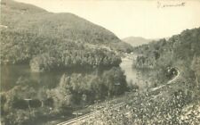 Beautiful Vermont Railroad Tracks View 1920s Postcard 20-5009 picture