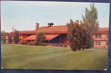 1957 Los Alamos New Mexico The Lodge Postcard & Cancel picture