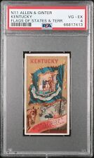 1888 N11 Allen & Ginter Flags Of States & Territories KENTUCKY PSA 4 VG - EX picture