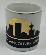 Vintage Vancouver Skyline Mug With Gold Trim picture