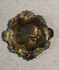 KREWE CAMEO STERLING PIN, NEEDS REPAIR	1904 NEW ORLEANS MARDI GRAS MGS27 picture