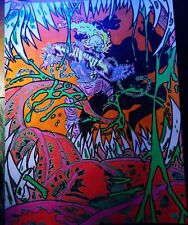 Ghost Rider  hand drawn  and colored black light poster Huge 28 x 22 picture