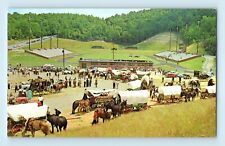 Daniel Boone Wagon Train North Carolina Appalachian State Teachers C Postcard C6 picture