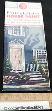 Vintage 1950s Pratt & Lambert House Paint Verdura Trim Shutter Finish Brochure picture