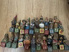 Lot of Vintage Tom Clark Gnome Alphabet Blocks Figures 23 Figures picture