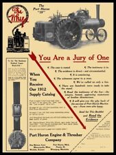1912 Port Huron Steam Engine, Michigan New Metal Sign: 12 x 16