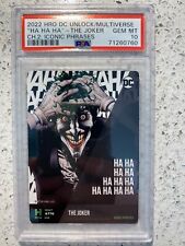2022 DC Hybrid Cards - The Joker - Iconic Phrases A776 PSA 10 Low Number picture