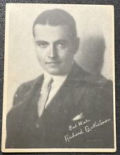 1920s W628 KASHIN MOTION PICTURE STARS LARGE RICHARD BARTHELMESS CARD POOR picture