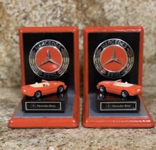 Mercedes Benz Decorative Automotive Custom Set of Bookends - MUST SEE picture