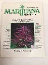 Marijuana Monthly February 1976 Zihuatanejo PURPLE Fact or Fiction picture