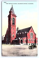 Postcard First Baptist Church Colorado Springs CO picture
