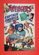 Avengers #4 Golden Record Reprint 1966 Captain America Comic Only VF-/FN+ picture