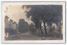 1909 South Main Street View West Valley NY, Cattaraugus RPPC Photo Postcard picture