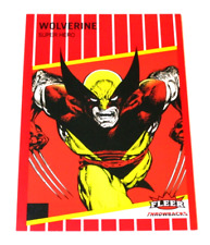 2023 Fleer Throwbacks '89 Marvel Edition WOLVERINE Red Parallel SP #4 picture
