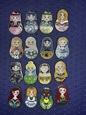 Full Set 16 Disney Princess Nesting Dolls Pins picture