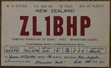 QSL Card - Te Teko New Zealand  W.H. Potter ZL1BHP 1970 Postcard picture