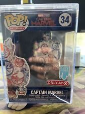POP Marvel Art Series: Captain Marvel [Target Exclusive Small Chip On Cornor picture