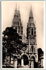 RPPC Ireland FIN BARRE'S CATHEDRAL CORK WEST FRONT real photo postcard picture