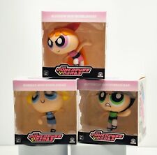 NEW Complete set Of 3 - Powerpuff Girls Mini Bobbleheads - Culturefly lot of 3 picture