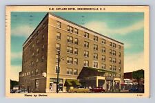 Hendersonville NC-North Carolina, Skyland Hotel 40's Cars Vintage c1963 Postcard picture