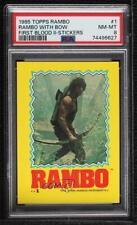 1985 Topps Rambo: First Blood Part II Stickers Rambo #1 PSA 8 0b3o picture