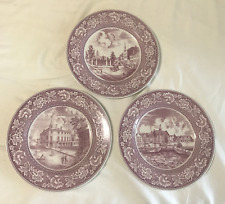 New York City NYC  Set of 3 Wedgwood Rare Commem. Historic Plates - Exc. Cond. picture