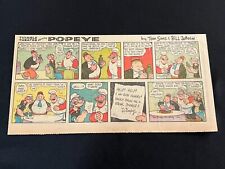 #02a POPEYE by Tom Sims & Bill Zaboly Sunday Third Page Strip March 2, 1958 picture