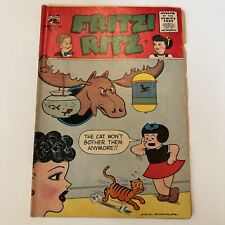 Fritzi Ritz # 50 | EARLY PEANUTS  Good Girl Silver Age St. John 1957 | VG+ picture